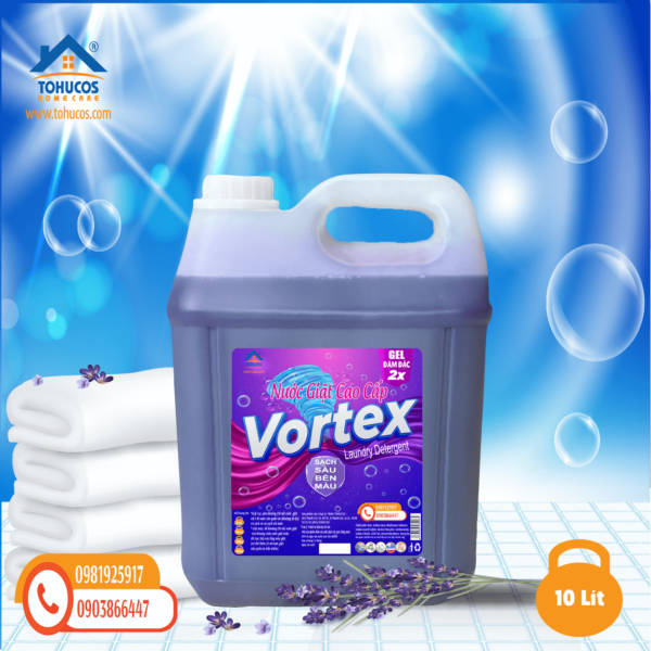 Nước Giặt Vortex -Hương Lavender (10 Lít)